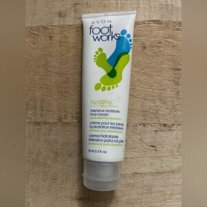 AVON FOOT WORKS INTENSIVE MOISTURE FOOT CREAM 2.5oz NEW SEALED!